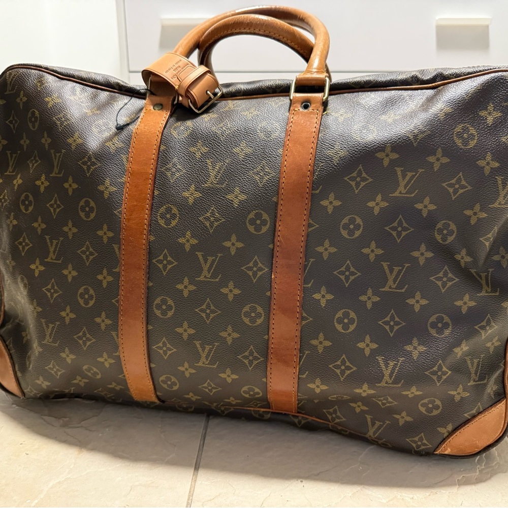 Louis Vuitton Monogram Duffel Bag in Brown and Tan